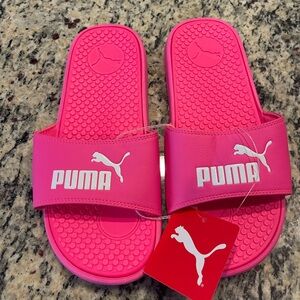 PUMA PINK SLIDES